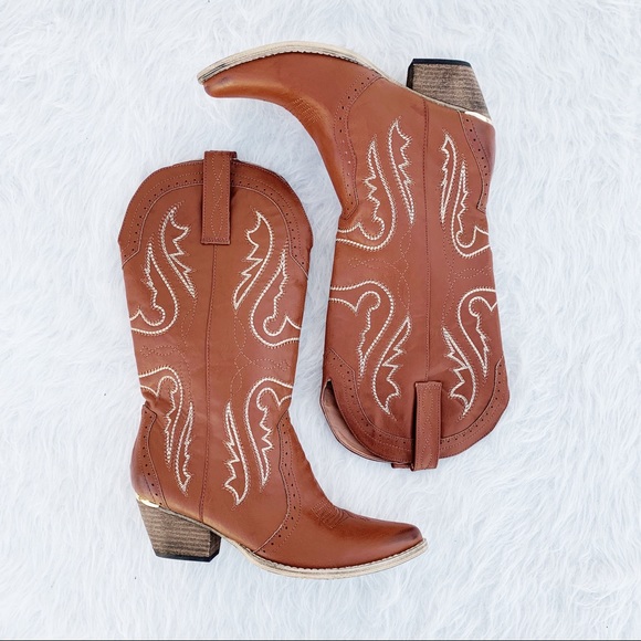 NWOT VERY VOLATILE Raspy Western Cowboy Boots 10 - Picture 8 of 14